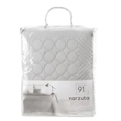 Narzuta 170 x 210 Pikowana Dekoracyjna Boni5 Biel