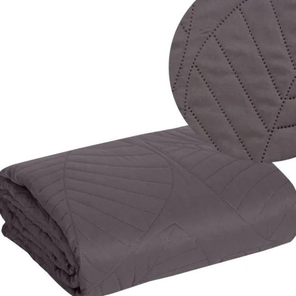 Narzuta 220 x 240 Pikowana Dekoracyjna Boni6 Grafit