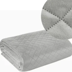 Narzuta 220 x 240 Pikowana Design91 Luiz3 Srebrny