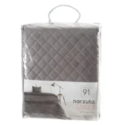 Narzuta 220 x 240 Pikowana Design91 Luiz3 Srebrny