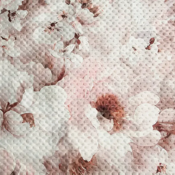 Narzuta 220 x 240 Pikowana Florina PUDE+SREB
