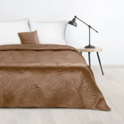 Narzuta 220 x 240 Pikowana Velvet Luiz4 Cegła
