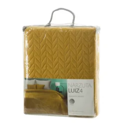 Narzuta 170 x 210 Pikowana Velvet Luiz4 Musztar