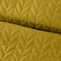 Narzuta 170 x 210 Pikowana Velvet Luiz4 Musztar
