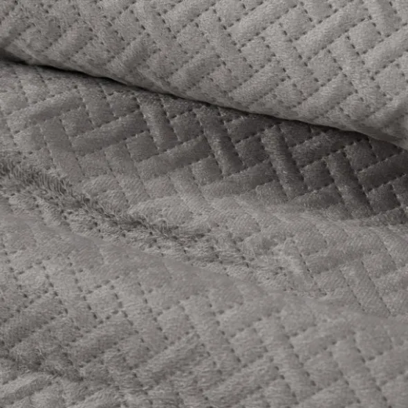 Narzuta 200 x 220 Pikowana Velvet Luiz5 Beż