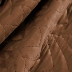 Narzuta 200 x 220 Pikowana Velvet Luiz6 Cegła