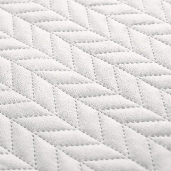 Narzuta 70 x 150 Pikowana Velvet Moxie Biały