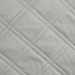 Narzuta 220 x 240 Pikowana Welurowa Luiz8 Srebrny