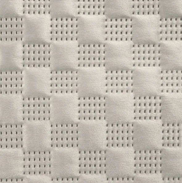 Narzuta 200 x 220 Pikowana Welurowa Sofia4 Beż