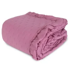 Narzuta 70 x 160 Pikowana Z Falbaną Celia 06
