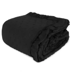 Narzuta 200 x 220 Pikowana Z Falbaną Celia 02