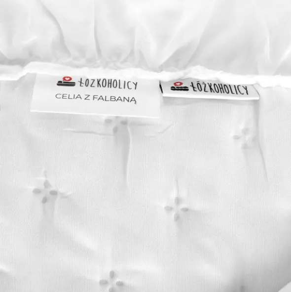 Narzuta 70 x 160 Pikowana Z Falbaną Celia 01