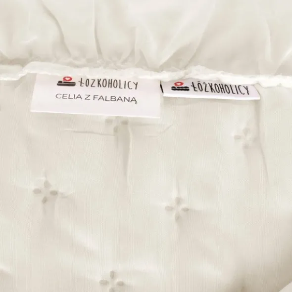 Narzuta 70 x 160 Pikowana Z Falbaną Celia 04
