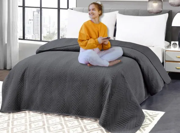 Narzuta 220 x 240 Tłoczona Welurowa Marieta 05