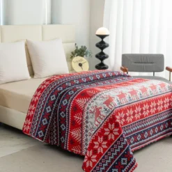 Narzuta 170 x 210 Tłoczona Świąteczna Levent 3230