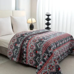 Narzuta 170 x 210 Tłoczona Świąteczna Levent 2960