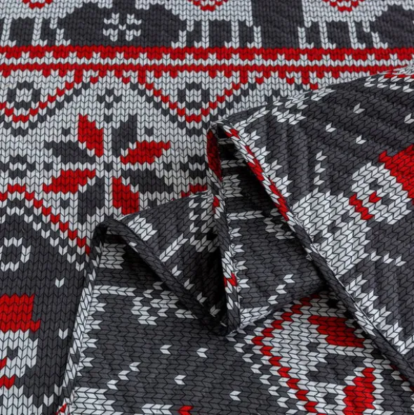 Narzuta 200 x 220 Tłoczona Świąteczna Levent 2960