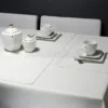 Obrus Plamoodporny z Mereżką 240_Biały 140x260