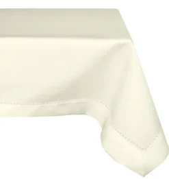 Obrus Plamoodporny z Mereżką 240_Kremowy 140x350