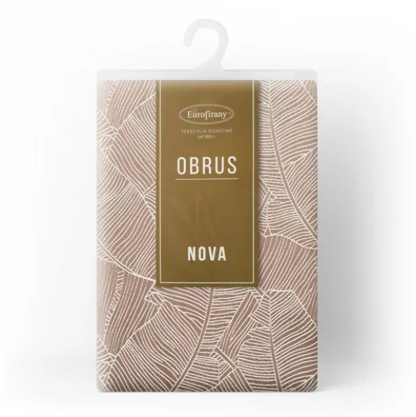 Obrus 85 x 85 Dekoracyjny Żakardowy Isla C.Beż