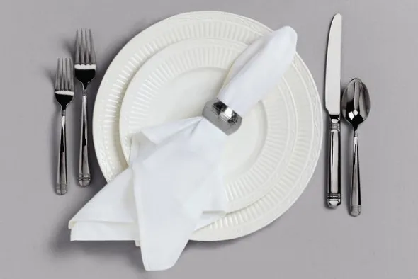 Obrus 140x400 Plamoodporny Klasyczny Elegant Szary