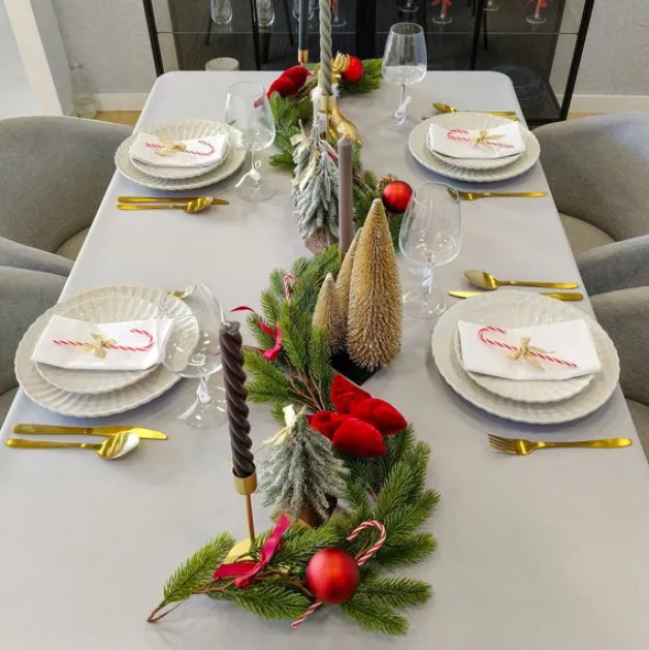 Obrus 140x180 Plamoodporny Klasyczny Elegant Szary