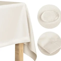 Obrus 100x300 Plamoodporny Klasyczny Elegant Krem