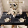 Obrus 140x220 Plamoodporny Surbo Czarny