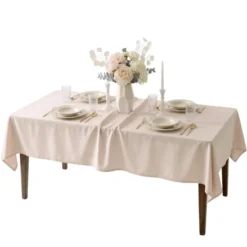 Obrus 150x350 Plamoodporny Surbo Ecru