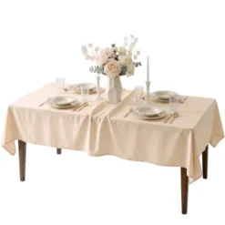 Obrus 130x180 Plamoodporny Surbo Śmietanka