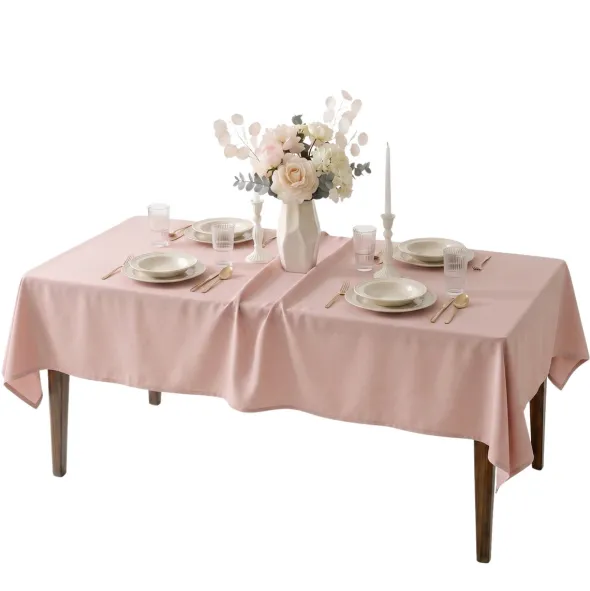 Obrus 150x350 Plamoodporny Surbo Pudrowy Róż