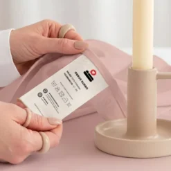 Obrus 140x220 Plamoodporny Surbo Pudrowy Róż
