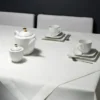 Obrus 140 x 400 Plamoodporny z Mereżką wz. 240_Bia
