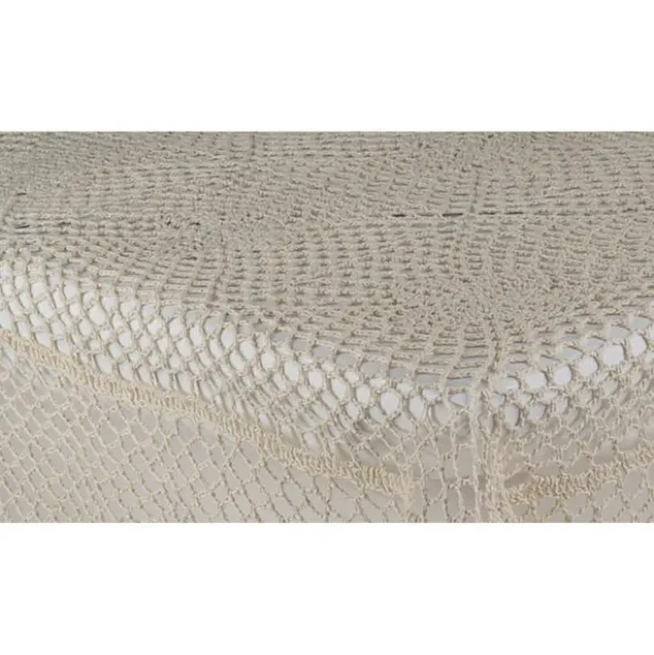 Obrus 140 x 220 Szydełkowy wz. 021 Beż