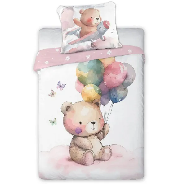Pościel 100 x 135 Bawełna Dziecięca Przytulaki 036