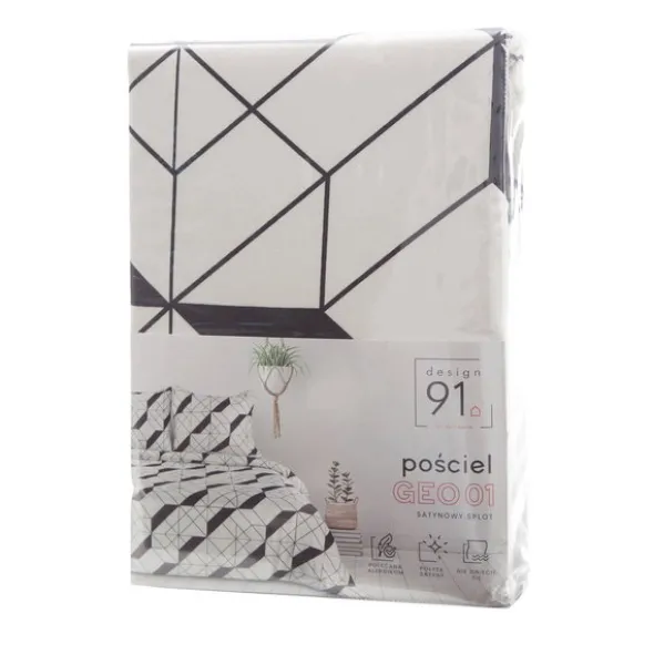 Pościel 220 x 200 3cz Design91 Mikrowłókno Geo 01