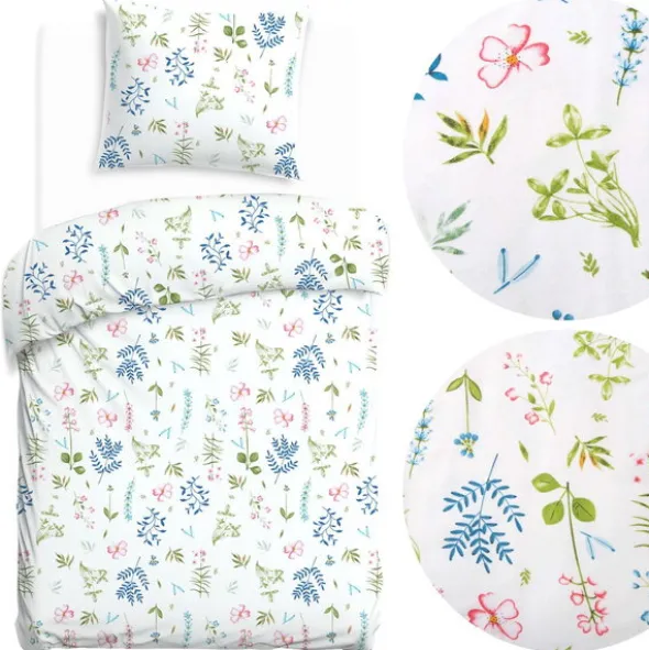 Pościel 140 x 200 2cz Flanela Bawełna Leta 31509/1