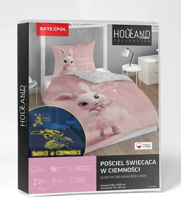 Pościel 140 x 200 2cz FLUO Młodzieżowa Jaime 5848A