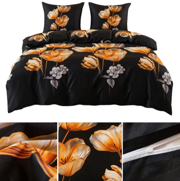 Pościel 220 x 200 3cz Gładka Eusebia Home 36