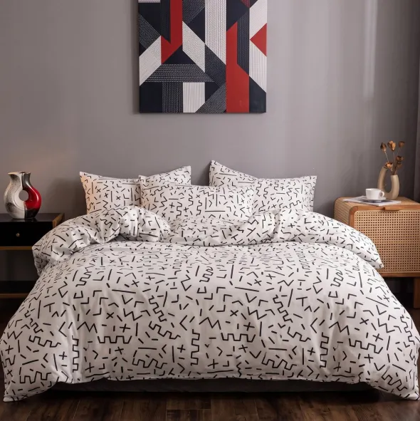 Pościel 160 x 200 3cz Gładka Eusebia Home 82