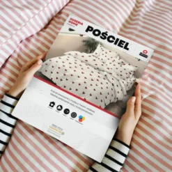 Pościel 140 x 200 2cz Gładka Eusebia Home 01