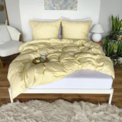 Pościel 220 x 200 3cz Mikrofibra w Pasy Eusebia Home 11