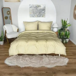 Pościel 220 x 200 3cz Mikrofibra w Pasy Eusebia Home 11