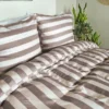 Pościel 140 x 200 2cz Mikrofibra w Pasy Eusebia Home 06