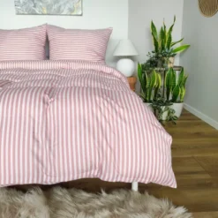 Pościel 160 x 200 3cz Mikrofibra w Pasy Eusebia Home 12