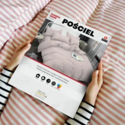 Pościel 160 x 200 3cz Mikrofibra w Pasy Eusebia Home 12