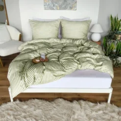 Pościel 160 x 200 3cz Mikrofibra w Pasy Eusebia Home 15
