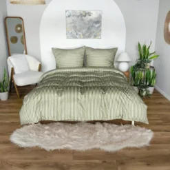 Pościel 160 x 200 3cz Mikrofibra w Pasy Eusebia Home 15