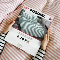 Pościel 220 x 200 3cz Mikrofibra w Pasy Eusebia Home 07