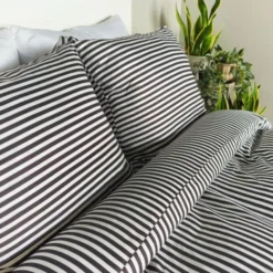 Pościel 160 x 200 3cz Mikrofibra w Pasy Eusebia Home 10